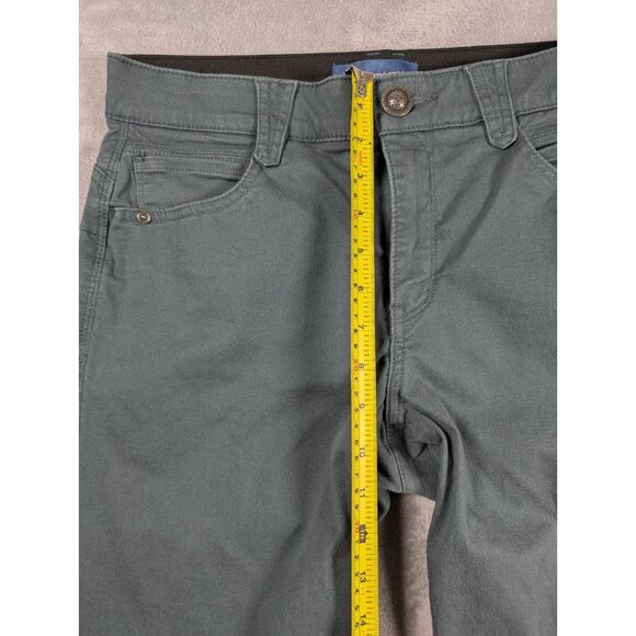 Democracy Pants Womens Size 12 Green Elastic Waist Stretch Ab Solution - Picture 7 of 9